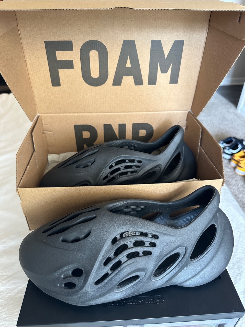Carbon Yeezy Foam Runner